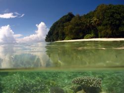 Ulong island in Palau where some of the Survivor series w... by Alex Tattersall 